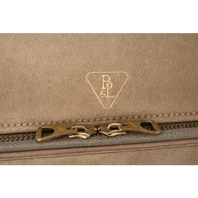 Mid-Century Modern Set of 2, Bausch & Lomb Balomatic 755 Professional Slide Projector, 1950s Original Leather Case & Manual For Sale - Image 3 of 5