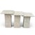 1980s Vintage Tall Marble Nesting Tables For Sale