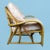 A vintage rattan loveseat by McGuire, the California maker's hand-worked rattan frame built for two. The open, airy...
