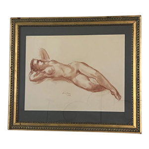 Harry Rosin Nude Pastel, C. 1948