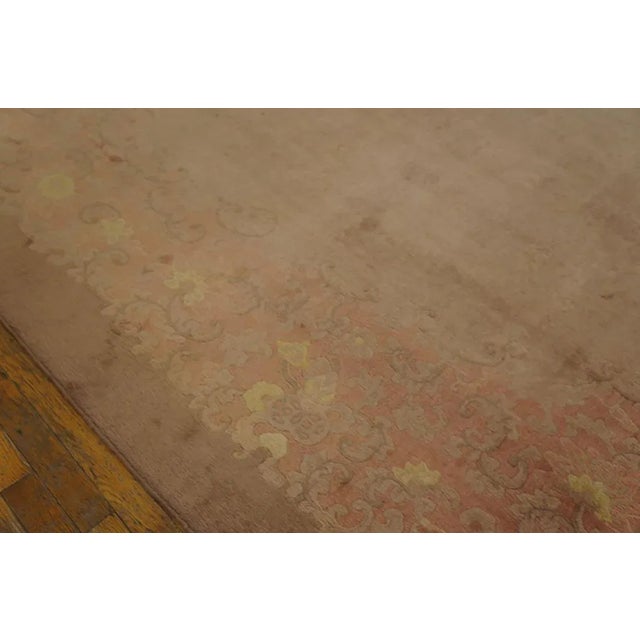 1920s Chinese Art Deco Carpet ( 12' x 16'6" - 365 x 503 ) For Sale In New York - Image 6 of 7