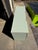 Professionally Refinished Mid Century Modern Walnut Dresser in Farrow & Ball "Verte De Terre" For Sale - Image 4 of 11