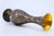 Metal Small Smooth Silver Vase with Circular Base and Gold Interior For Sale - Image 7 of 9