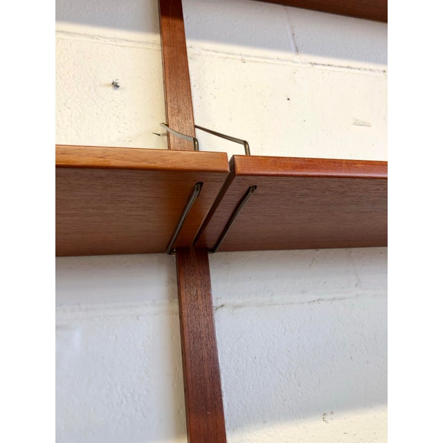 Mid-Century Modern 1960s Mid Century Teak Wall Unit Attributed to Torbjorn Afdal - 13 Pieces For Sale - Image 3 of 4
