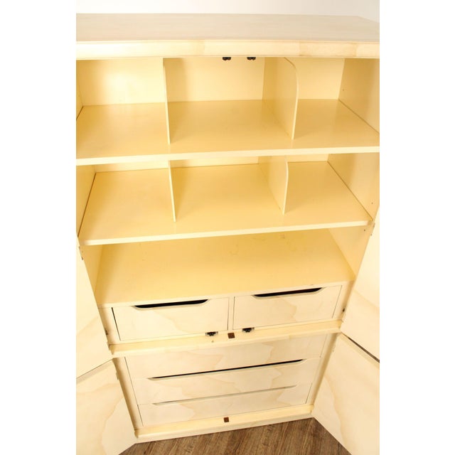 Henredon 'Villa Borghese' Carved and Lacquered Armoire For Sale - Image 10 of 18