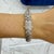 Silver John Hardy Classic Icon 0.69ct Round Diamond Pave Sterling Silver Link Bracelet For Sale - Image 8 of 8