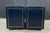 2 Mid Century John Stuart Navy Blue Lacquer Nightstands Bedside Chests MCM Pair For Sale - Image 11 of 18