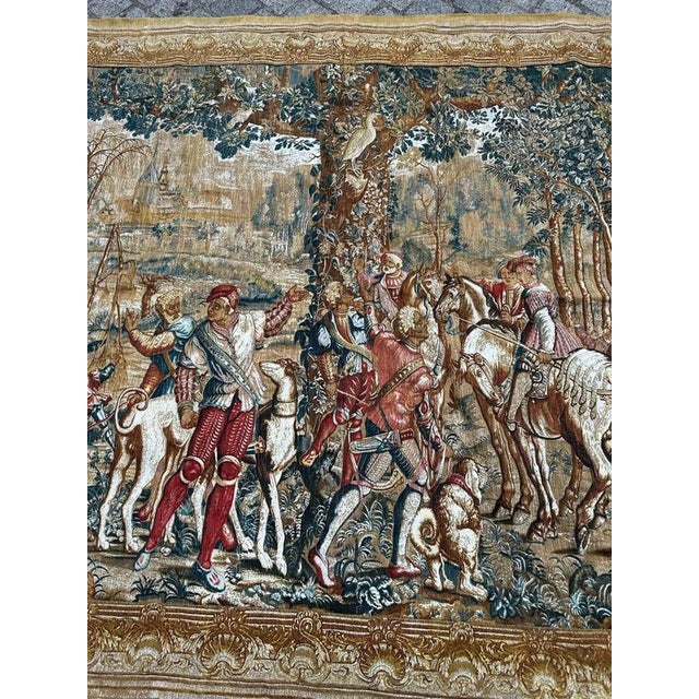Vintage French Tapestry, 1970s For Sale - Image 3 of 18