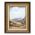 Desert Mountain Landscape in Oil on Canvas by Cecil C. Hunter For Sale