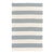 Dash & Albert by Annie Selke Catamaran Stripe Light Blue/Ivory Indoor/Outdoor Rug, 5' x 8' For Sale