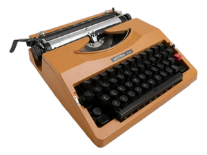 Vintage Yellow 205 Portable Typewriter from Imperial, 1970s