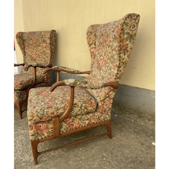 Set of Vintage Armchairs by Paolo Buffa for Frama, 1950s For Sale - Image 3 of 13
