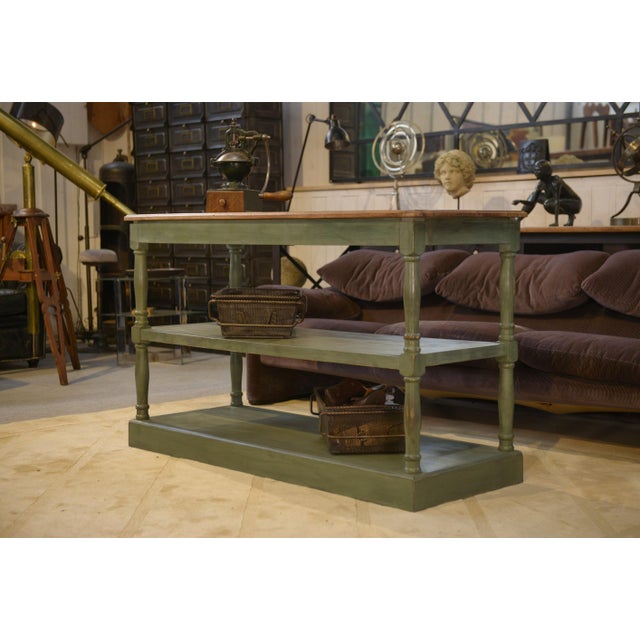 Oak Drapers Table, 1960s For Sale - Image 4 of 10