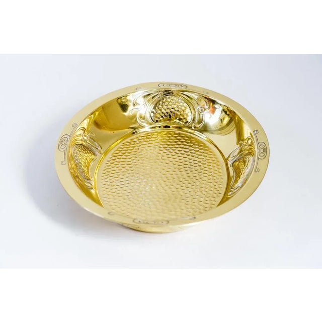 Hammered Jugendstil Fruit Bowl, 1910 For Sale - Image 3 of 7