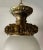 Beaux-Arts Flush Mount Ceiling Light Antique Cast Bronze With Etched Glass Globe Shade For Sale - Image 3 of 4