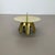 Article: Brutalist candleholder Origin: Austria Material: Brass Decade: 1950s This original vintage candleholder, was...