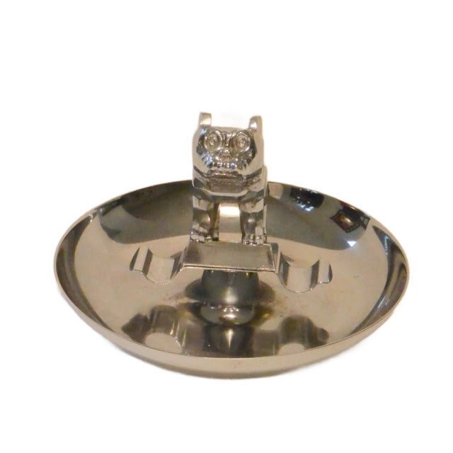 American Mid-Century Chrome Mack Truck Bulldog Cigar Ashtray by Central Die Casting For Sale - Image 3 of 9