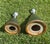 Vintage Sculptural Postmodern Ceramic Candleholders, Graduated Pair For Sale - Image 9 of 12
