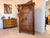 Biedermeier Sun-Shaped Display Cabinet in Walnut For Sale - Image 3 of 13