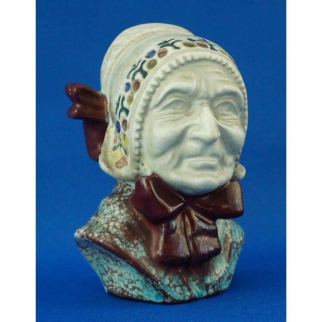 20th Century Ceramic Bust of Fisherman's Wife from Michael Andersen & Son, Denmark For Sale - Image 9 of 18