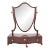 George lIl Mahogany Swinger Shield Dressing Mirror on a Serpentine Box Stand, 1790 For Sale