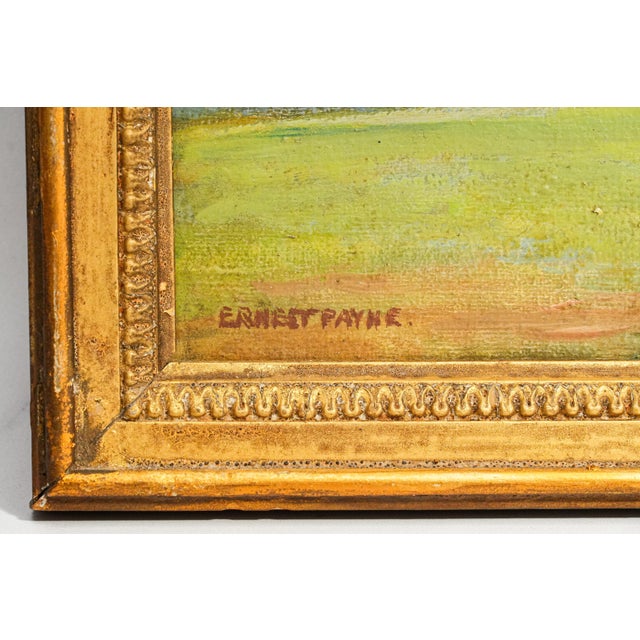 Wonderful Antique English Country Racehorse & Jockey Framed Oil Painting Horse Equestrian Sporting Art Home Decor For Sale - Image 10 of 14