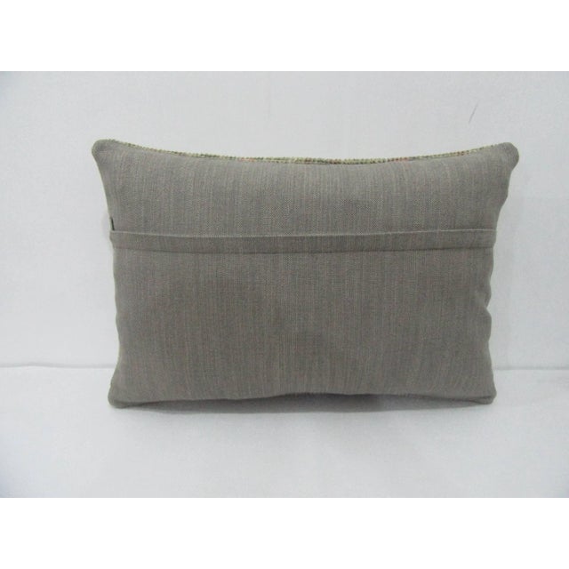 Traditional Washed Out Pillow Cover For Sale - Image 3 of 4