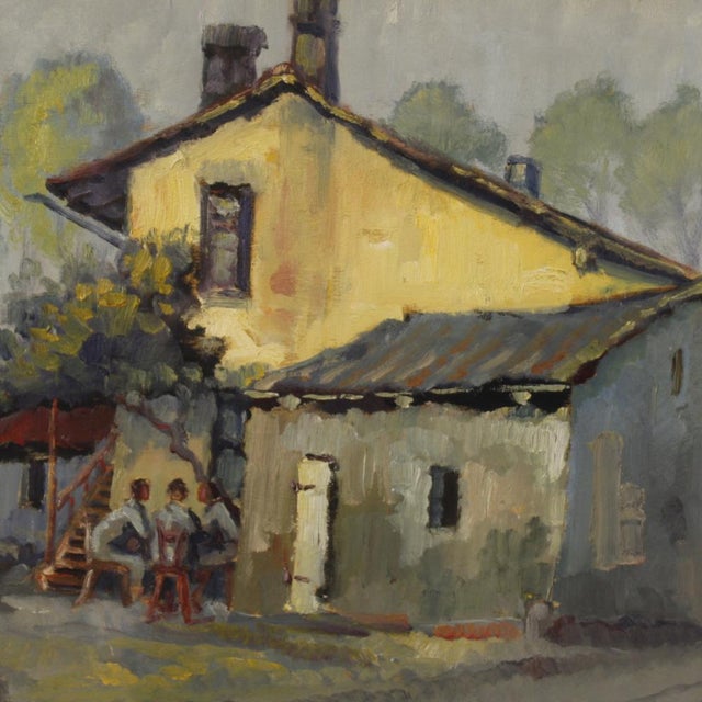 Italian Artist, Popular Scene, Oil on Board, 1970, Framed For Sale - Image 13 of 16