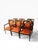 Traditional Set of 6 Minton-Spidell Hollywood Regency Style Dining Armchairs in Distressed Craquelure Finish For Sale - Image 3 of 12