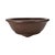 Brown VTG Chinese Tokoname Yixing Clay Bonsai Pot Round Basin Planter Brown 11" For Sale - Image 8 of 11