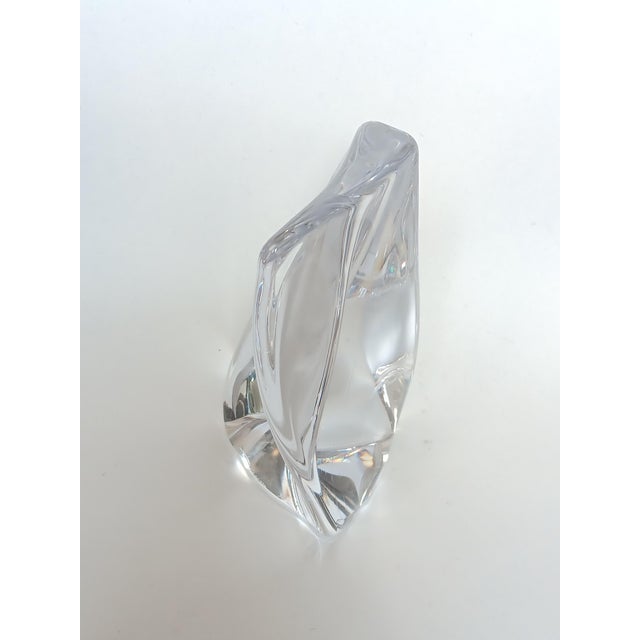 Crystal Glass Bookend from Daum, France, 1970s For Sale - Image 8 of 10