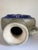 Mid-Century Modern German Cobalt Blue Relief Ceramic Vase by Jasba, 1960s For Sale - Image 6 of 13