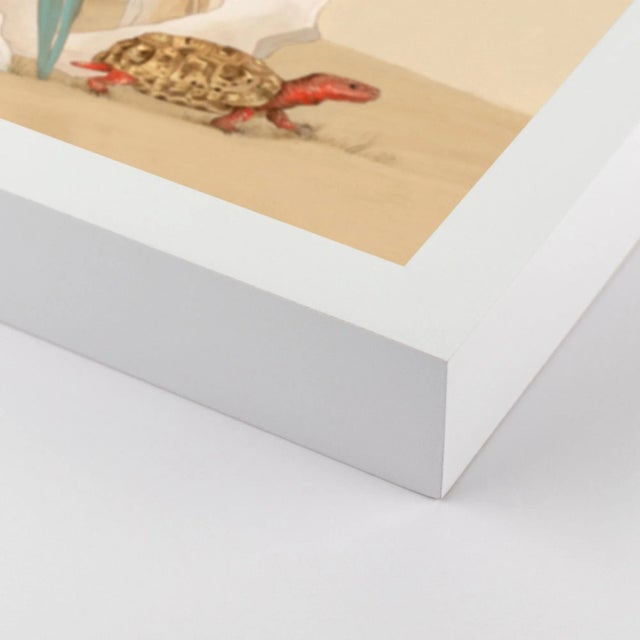 Contemporary A Jungle Gathering by Allison Cosmos, Set of 3, in White Framed Paper, Medium Art Print For Sale - Image 3 of 8