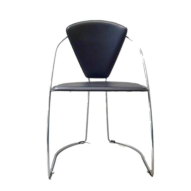 Vintage Linda Dining Chair by A. Rizzatto for Lo Studio, 1980s For Sale