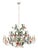 Florentine Chandelier with Twelve Lights, 1970s For Sale