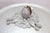 Metal Vintage Hammered Aluminum Chafing Dish Server W/ Pyrex Glass Insert Dogwood Legs For Sale - Image 7 of 14