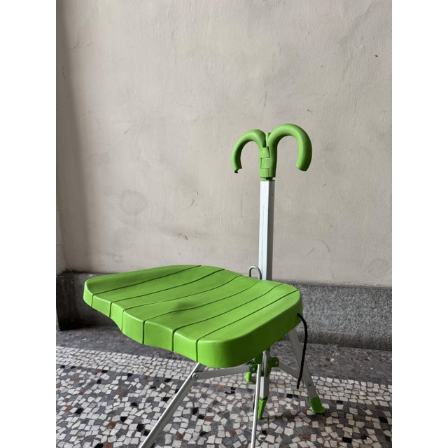 Postmodern Umbrella Chair in Green by Gaetano Pesce for Zero Disegno, 1980s For Sale - Image 3 of 7