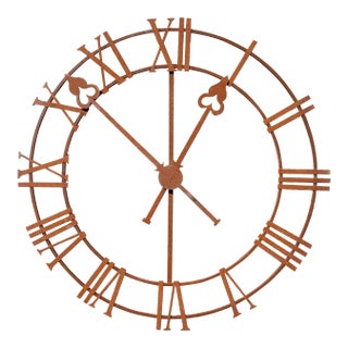 Napa Iron Clock Face For Sale