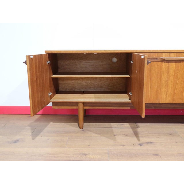 Mid Century Modern Vintage Teak Sideboard Credenza in the Style of Stonehill Danish Style For Sale - Image 15 of 15