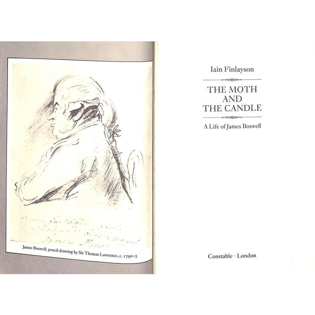 "The Moth and the Candle a Life of James Boswell" 1984 Finlayson, Iain For Sale In New York - Image 6 of 8