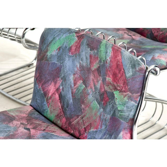 6 Steel Gastone Rinaldi Dining Chairs for Rima, Italy 1970 For Sale - Image 10 of 13