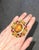 Yellow Bochic Vintage 7ct Lemon Citrine Multi-Gem & Diamond Cocktail Ring in 18K Gold For Sale - Image 8 of 9