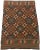 Antique Geometric Kilim Runner Rug - 5'10'' X 3'8'' For Sale - Image 9 of 9
