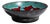 1970s Italy Teal Ceramic Serving Bowl For Sale
