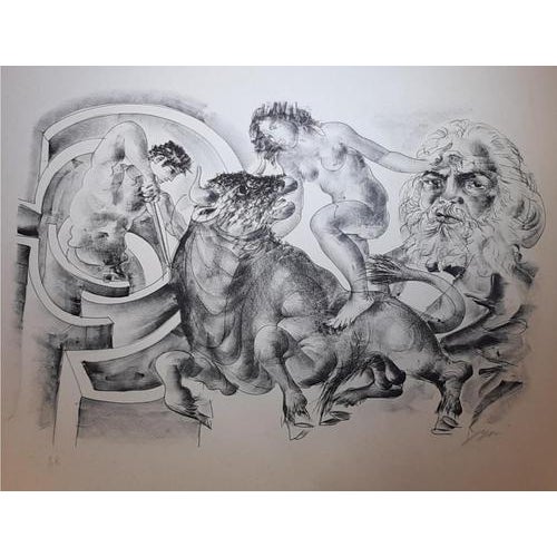Hans ERNI (1909-2015) The Taurus, 1970 Original lithograph on Rives Vellum Paper signed in pencil by the artist One of the...