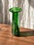 A distinctive free-form art glass vase by Hungarian glass artist Gyula Budveszel, dating from the 1990s. The vase is...