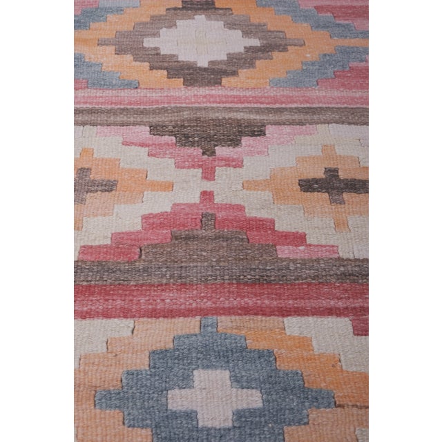Textile 1960s Vintage Turkish Long Kilim Runner 2'6'' X 21'8'' For Sale - Image 7 of 13