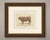 An original antique chromolithograph, printed in color, lettered "race limousine, bœuf." and published in paris about 1863...