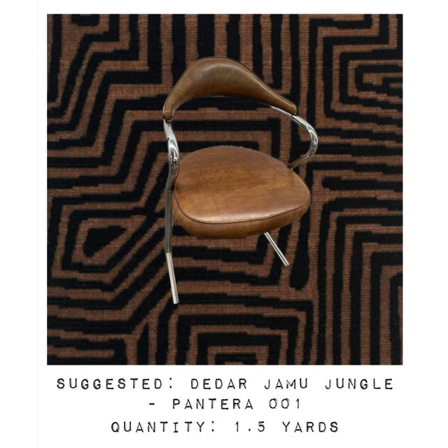 1970’s Vintage Daystrom Postmodern Chrome Cantilever Chairs - 1 Available For Sale - Image 10 of 10
