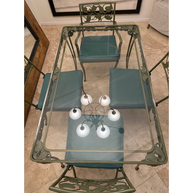 1980s Vintage Attributed to Brown Jordan Dining Set For Sale - Image 16 of 18